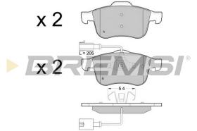 Bremsi BP3443 - PASTTILLA DE  FRENO | BRAKE PADS