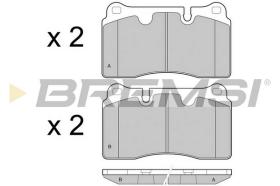Bremsi BP3444 - PASTILLA DE FRENO | BRAKE PADS