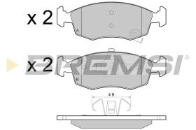 Bremsi BP3445 - PASTTILLA DE  FRENO | BRAKE PADS