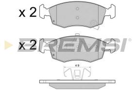 Bremsi BP3445 - PASTIGLIE FRENO | BRAKE PADS