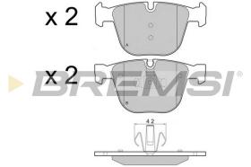 Bremsi BP3448 - PASTTILLA DE  FRENO | BRAKE PADS