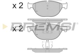 Bremsi BP3451 - PASTILLA DE FRENO | BRAKE PADS