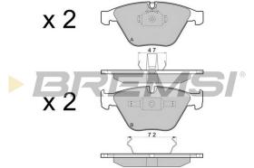 Bremsi BP3454 - PASTTILLA DE  FRENO | BRAKE PADS