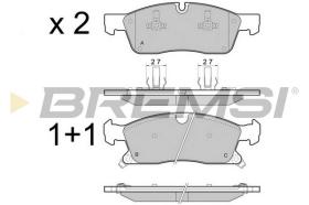 Bremsi BP3460 - PASTILLA DE FRENO | BRAKE PADS