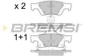 Bremsi BP3461 - PASTTILLA DE  FRENO | BRAKE PADS