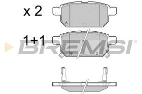 Bremsi BP3467 - PASTILLA DE FRENO | BRAKE PADS