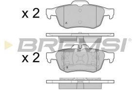 Bremsi BP3468 - PASTILLA DE FRENO | BRAKE PADS