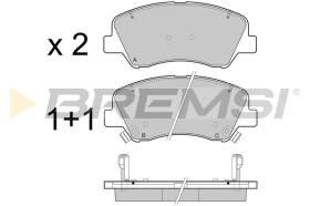Bremsi BP3470 - PASTILLA DE FRENO | BRAKE PADS