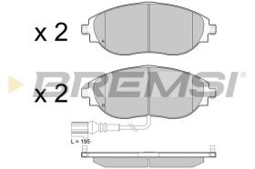 Bremsi BP3474 - PASTTILLA DE  FRENO | BRAKE PADS