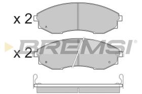 Bremsi BP3480 - PASTTILLA DE  FRENO | BRAKE PADS