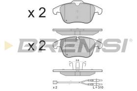 Bremsi BP3487 - PASTTILLA DE  FRENO | BRAKE PADS