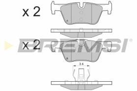 Bremsi BP3494 - PASTILLA DE FRENO | BRAKE PADS