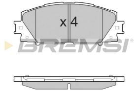 Bremsi BP3498 - PASTTILLA DE  FRENO | BRAKE PADS