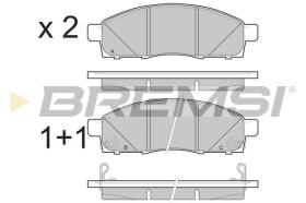 Bremsi BP3501 - PASTTILLA DE  FRENO | BRAKE PADS