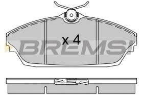 Bremsi BP3505 - PASTILLA DE FRENO | BRAKE PADS