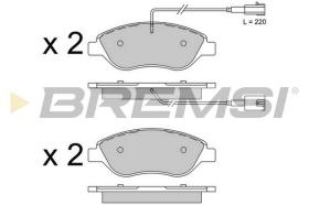 Bremsi BP3507 - PASTILLA DE FRENO | BRAKE PADS