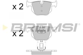 Bremsi BP3509 - PASTILLA DE FRENO | BRAKE PADS