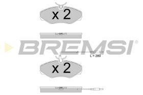 Bremsi BP3510 - PASTILLA DE FRENO | BRAKE PADS