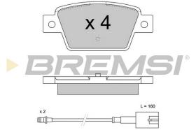 Bremsi BP3511 - PASTIGLIE FRENO | BRAKE PADS
