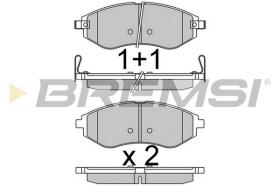 Bremsi BP3514 - PASTILLA DE FRENO | BRAKE PADS