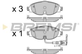 Bremsi BP3516 - BRAKE PADS