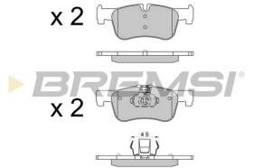 Bremsi BP3520 - PASTILLA DE FRENO | BRAKE PADS