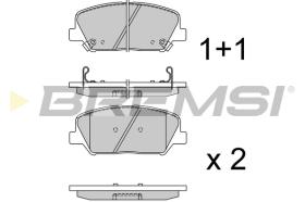 Bremsi BP3530 - PASTILLA DE FRENO | BRAKE PADS