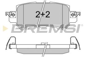 Bremsi BP3536 - PASTILLA DE FRENO | BRAKE PADS