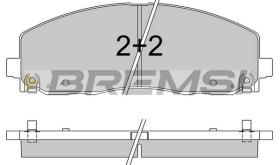 Bremsi BP3543 - PASTILLA DE FRENO | BRAKE PADS