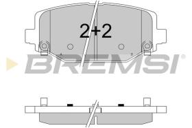 Bremsi BP3544 - PASTTILLA DE  FRENO | BRAKE PADS