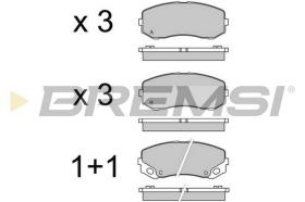 Bremsi BP3551 - PASTTILLA DE  FRENO | BRAKE PADS