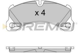 Bremsi BP3552 - PASTIGLIE FRENO | BRAKE PADS