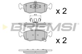 Bremsi BP3553 - PASTILLA DE FRENO | BRAKE PADS