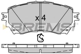 Bremsi BP3554 - PASTTILLA DE  FRENO | BRAKE PADS