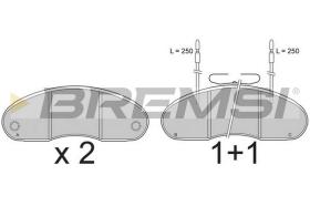 Bremsi BP7242 - PASTIGLIE FRENO | BRAKE PADS