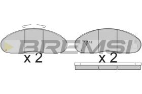 Bremsi BP7261 - PASTILLA DE FRENO | BRAKE PADS