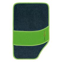 Pool Line 964 - JGO. ALFOMBRAS MOQUETA "PREMIUM" NEGRA "COLORS" 4 PIEZAS - V