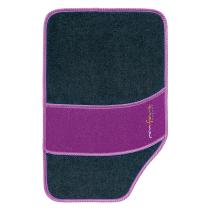 Pool Line 965 - JGO. ALFOMBRAS MOQUETA "PREMIUM" NEGRA "COLORS" 4 PIEZAS - V