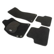 Pool Line 966N1.1208 - JGO. ALFOMBRAS DIAMOND NEGRA MOD. AUDI A-4  (08-) CON FIJACI