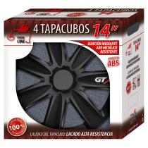 Pool Line 941714 - JGO. TAPACUBOS GTX 14 COLOR NEGRO CARBONO 14" ENVASE CAJA