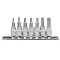 JBM 53127 - JUEGO DE 7 PUNTAS TORX INVIOLABLE 1/4'