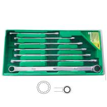 JBM 53019 - SET DE 7 LLAVES CON TRINQUETE EXTRALARGAS