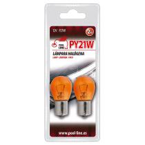 Pool Line 462029 - BLISTER 2 STOP 12V 21W BAU15S AMBAR