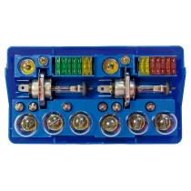 Pool Line 464001 - ESTUCHE RESPUESTOS H4 12V : H4 / STOP AMBAR / PILOTO R5W / W