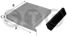 STC T420008 - FILTRO HABIT CULO CARB¢N ACTIVO CLIO 05