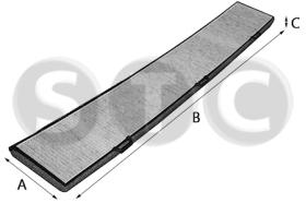 STC T420011 - FILTRO HABIT CULO CARB¢N ACTIVO BMW 1