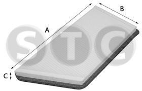 STC T420030 - FILTRO HABIT CULO PEUGEOT 206