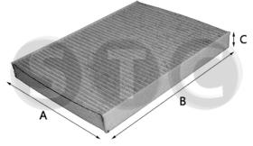 STC T420034 - FILTRO HABIT CULO CARB¢N ACTIVO GOLF 4