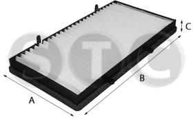 STC T420050 - FILTRO HABIT CULO OPEL VIVARO, RENAULT TRAFIC, NIS
