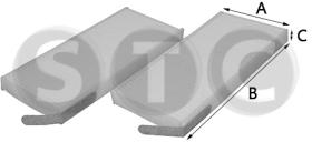 STC T420076 - FILTRO HABIT CULO RENAULT KANGOO, MERCEDES CITAN